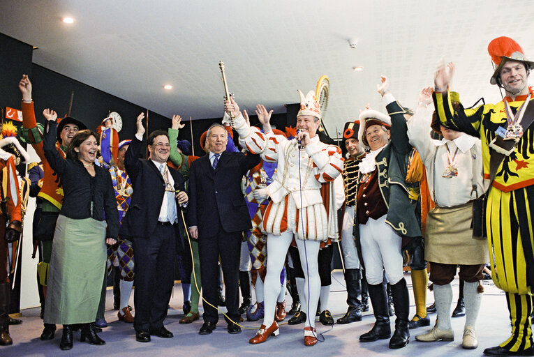 Carnival at the European Parliament in Brussels