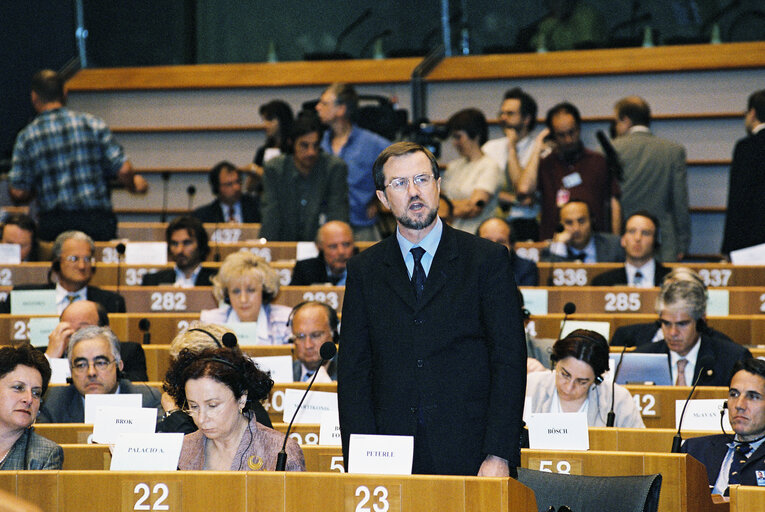 Fotogrāfija 1: European Convention on the Future of Europe - Plenary session in Brussels