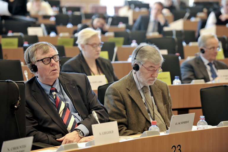 Foto 1: Special committee on the financial, economic and social crisis.