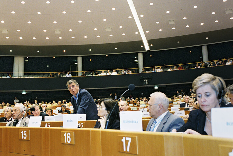 Fotogrāfija 10: European Convention on the Future of Europe - Plenary session in Brussels