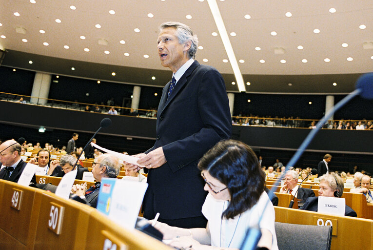 Fotogrāfija 15: European Convention on the Future of Europe - Plenary session in Brussels