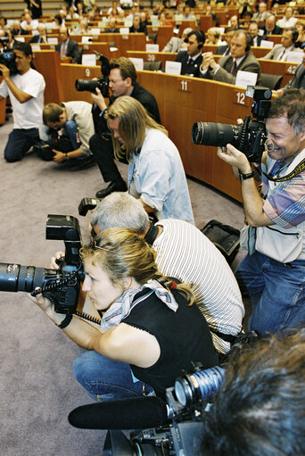 Fotografie 23: European Convention on the Future of Europe - Plenary session in Brussels