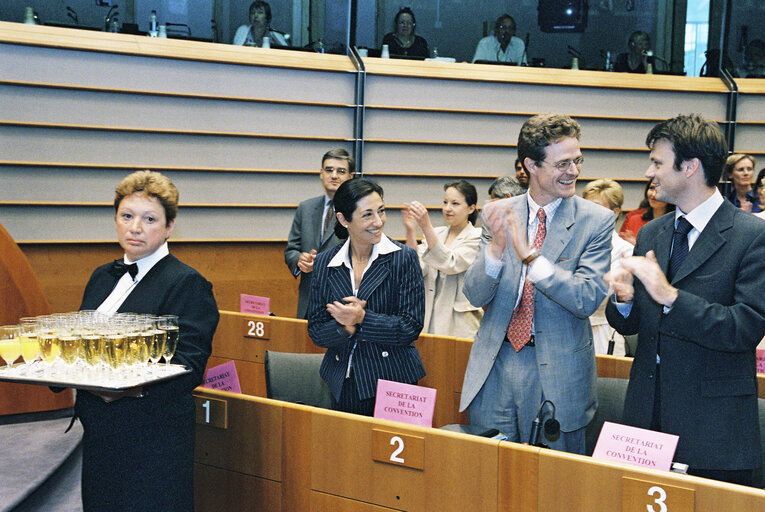 Снимка 18: European Convention on the Future of Europe - Plenary session in Brussels