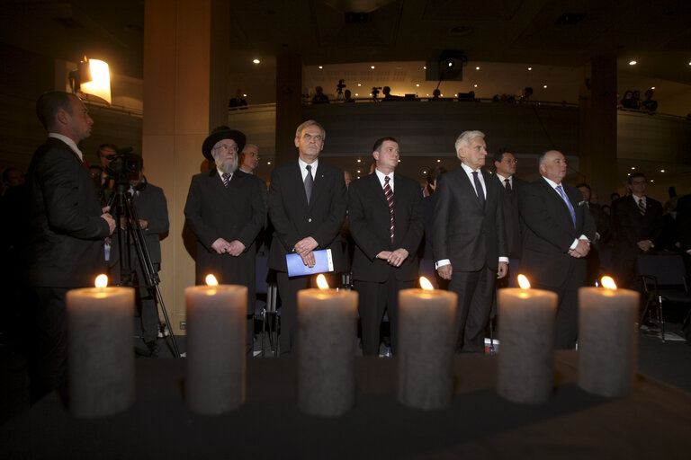 Zdjęcie 2: event on the occasion of the International Holocaust Remembrance Day organised by European Jewish Congress, European Jewish Community Centre, European Coalition for Israel