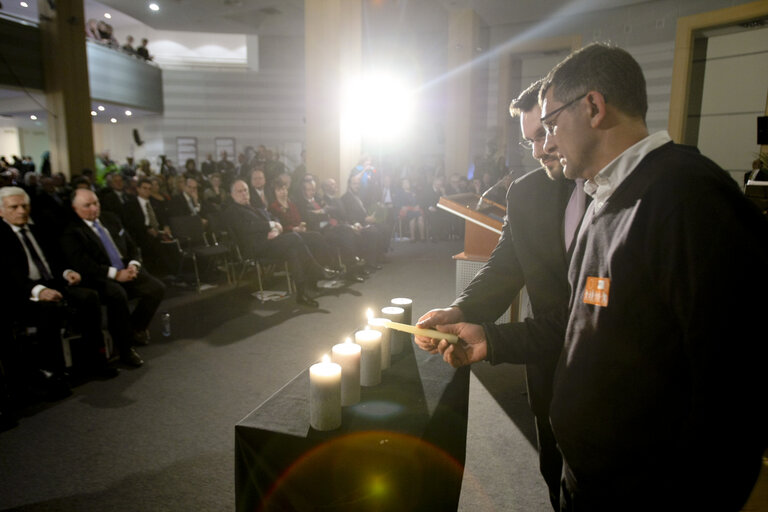 Zdjęcie 7: event on the occasion of the International Holocaust Remembrance Day organised by European Jewish Congress, European Jewish Community Centre, European Coalition for Israel