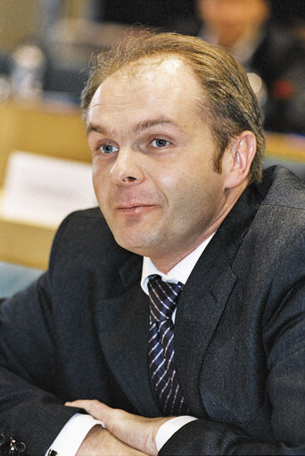 EU Observers Members at the European Parliament in Brussels