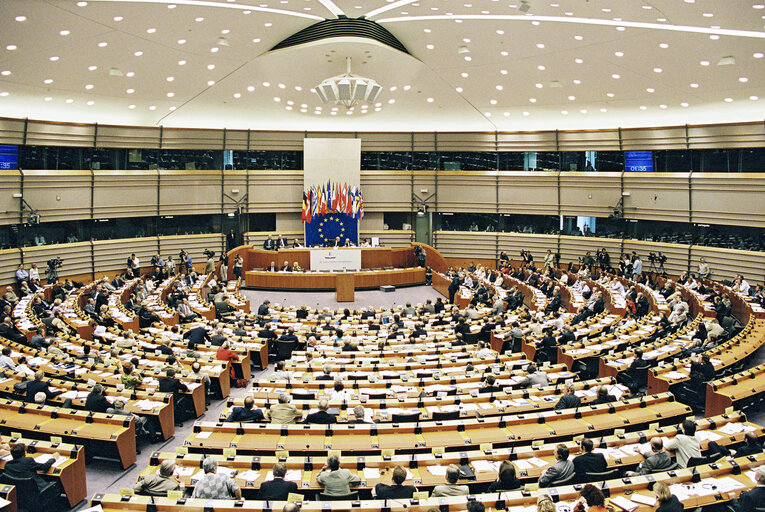 Fotografie 38: European Convention on the Future of Europe - Plenary session in Brussels