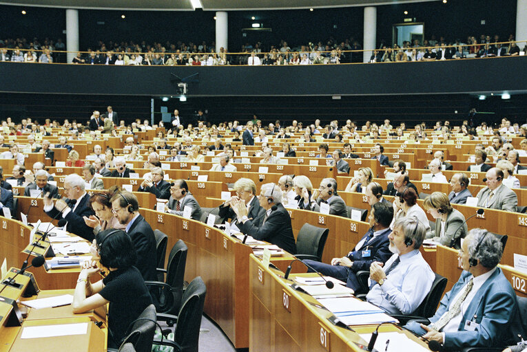 Fotografie 40: European Convention on the Future of Europe - Plenary session in Brussels