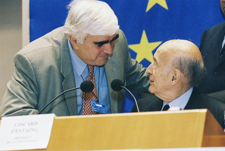 Fotografia 41: European Convention on the Future of Europe - Plenary session in Brussels