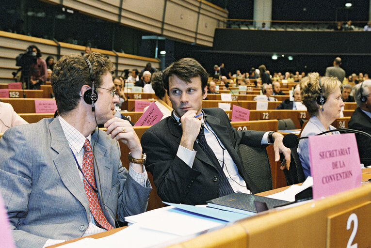 Fotografie 31: European Convention on the Future of Europe - Plenary session in Brussels