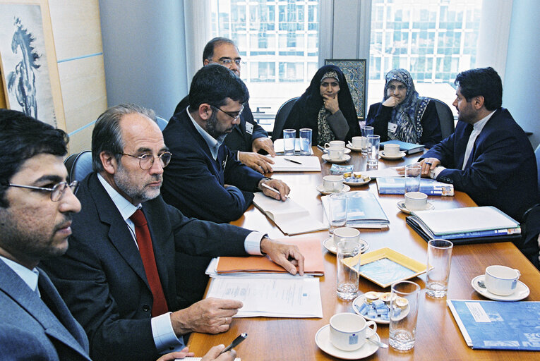 MEP Elmar BROK meets with a delegation from Iran