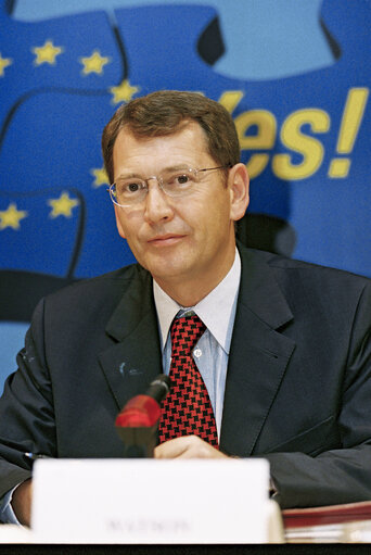 Fotografi 29: Meeting with EU Observers Members at the European Parliament in Brussels