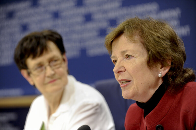 Valokuva 11: Press Conference on Internationnal women's day