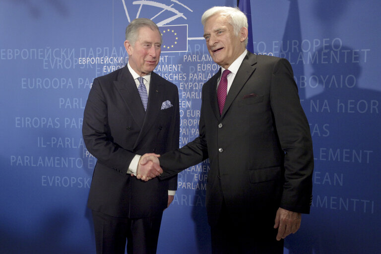 Foto 3: Informal meeting HRH Prince Charles, Prince of Wales, together with Jerzy Buzek EP President, Herman Van Rompuy, President of the European Council and José Manuel Barroso, President of the European Commission