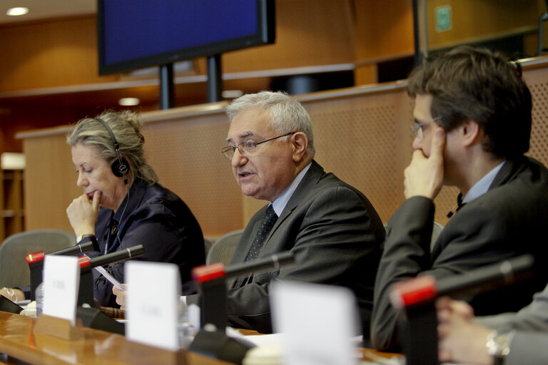 Hearing on GMO's cultivation in presence of European Commissioner John Dalli