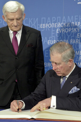 Billede 1: Informal meeting HRH Prince Charles, Prince of Wales, together with Jerzy Buzek EP President, Herman Van Rompuy, President of the European Council and José Manuel Barroso, President of the European Commission