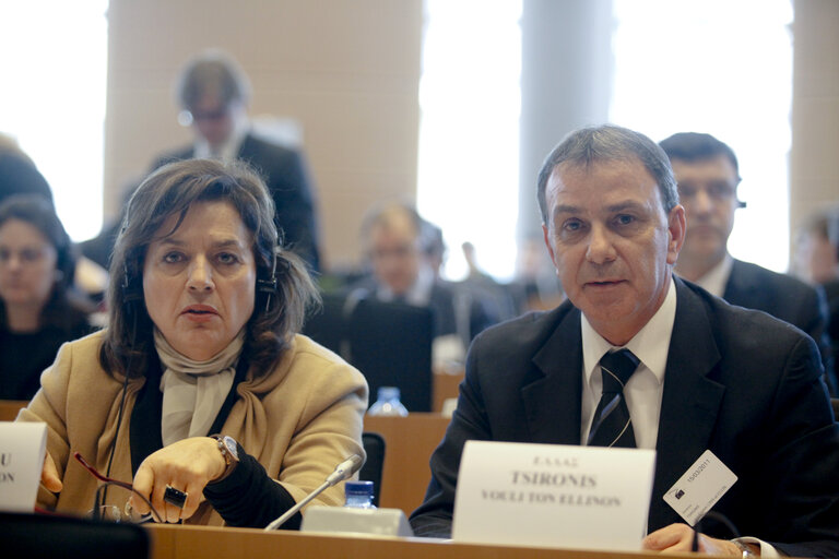 Fotografi 2: Inter-parliamentary meeting with National Parliaments - Greek delegation