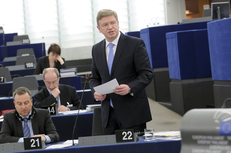 Foto 12: Progress report on Turkey. Plenary Session in Strasbourg. Week 10