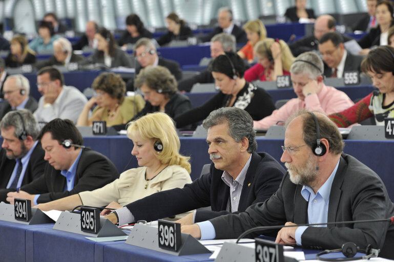 Spyros DANELLIS  in Strasbourg Hemicycle