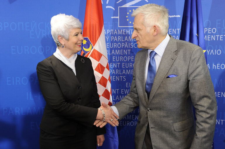 Fotografia 6: EP President meets with Prime Minister of Croatia