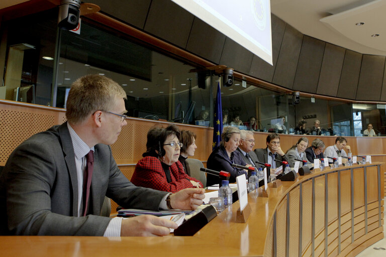 Hearing on GMO's cultivation in presence of European Commissioner John Dalli