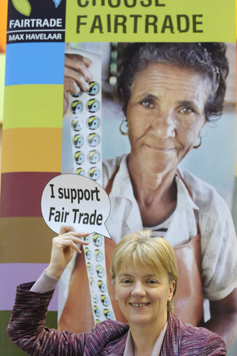 Photo 14: Meps with Fair Trade props