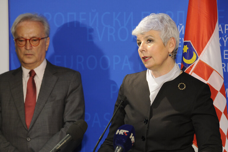 Fotografia 7: Press Point EP President and  Prime Minister of Croatia in Strasbourg