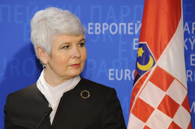 Fotografia 11: Press Point EP President and  Prime Minister of Croatia in Strasbourg