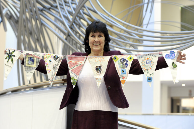 Foto 10: Meps with Fair Trade props