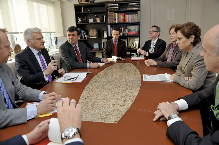 Fotografija 1: EP President meets with the Minister of Foreign Affairs of Mexico