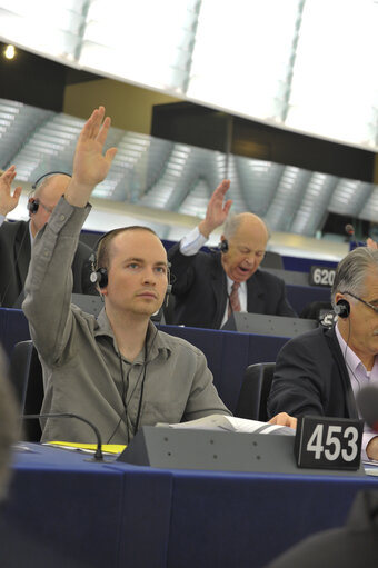 Foto 2: Paul MURPHY in plenary session in STRASBOURG