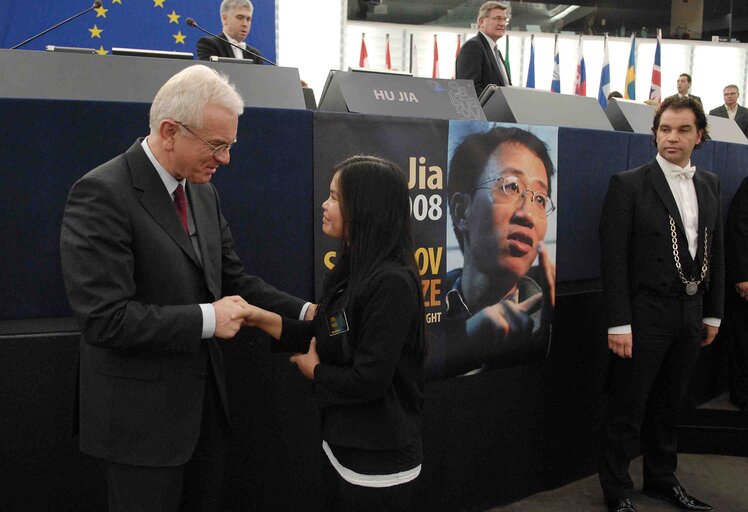 Ceremony marking the 20th Anniversary of the Sakharov Prize in Strasbourg