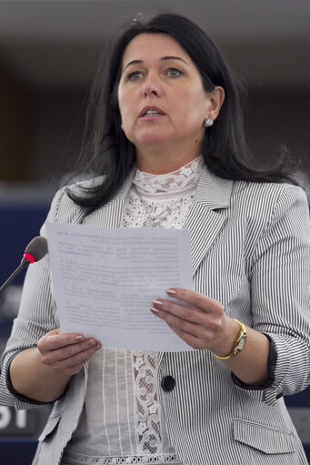 Photo 36: Plenary Session Week 19 Meps in Strasbourg Hemicycle