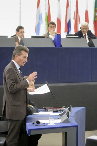 Photo 2 : Securing Europe’s gas supplies - Debate at EP plenary session in Strasbourg