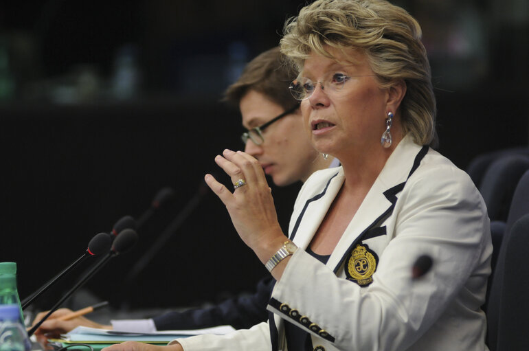 Fotografia 19: CDP with VP Viviane REDING, Gender Strategy