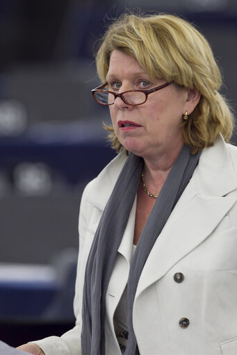 Photo 25: Plenary Session Week 19 Meps in Strasbourg Hemicycle