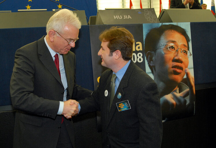 Ceremony marking the 20th Anniversary of the Sakharov Prize in Strasbourg