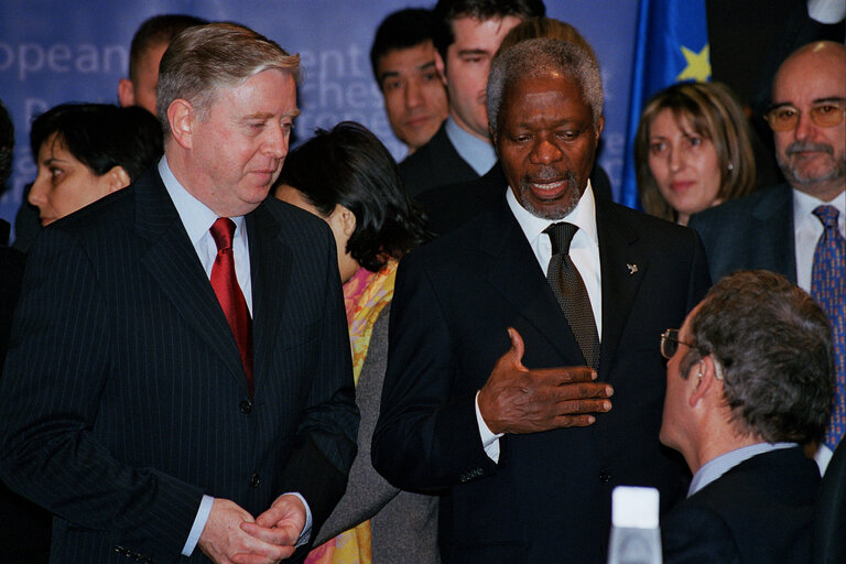 The 2003 Sakharov Prize is awarded to the UN and its President Kofi Annan