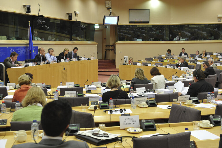 Fotografija 1: ITRE Committee - Exchange of views with European Commissioner for Climate Action