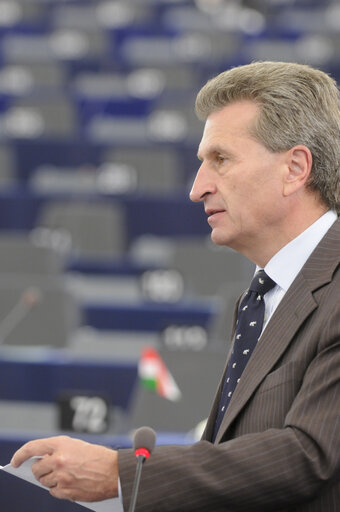 Photo 5 : Securing Europe’s gas supplies - Debate at EP plenary session in Strasbourg