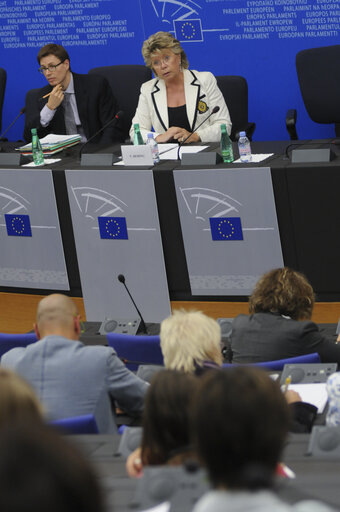 Fotografia 17: CDP with VP Viviane REDING, Gender Strategy