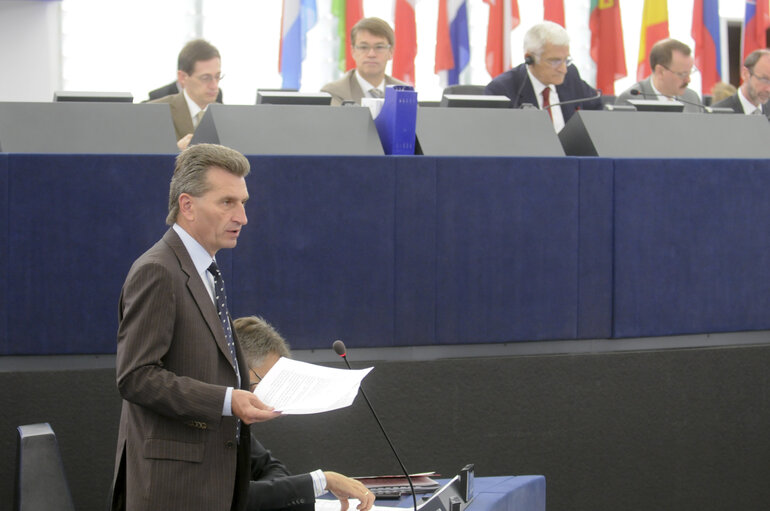 Photo 3 : Securing Europe’s gas supplies - Debate at EP plenary session in Strasbourg