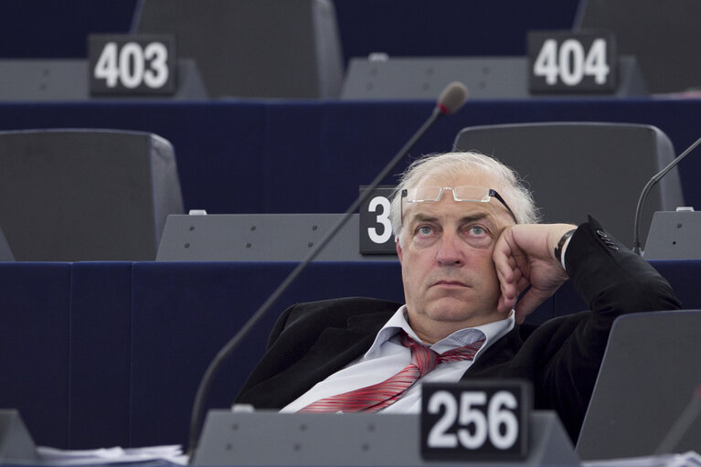 Photo 13: Plenary Session Week 19 Meps in Strasbourg Hemicycle