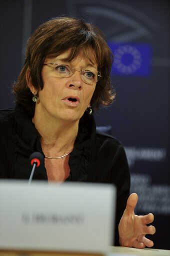 Press Conference: Conclusions of the Citizens' Agora:  Isabelle DURANT (Greens/EFA, BE), EP Vice-President Libor ROUÈEK (S&D, CS), EP Vice-President Staffan NILLSON, President of the European Economic and Social Committee