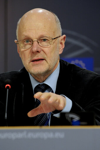 Press Conference: Conclusions of the Citizens' Agora:  Isabelle DURANT (Greens/EFA, BE), EP Vice-President Libor ROUÈEK (S&D, CS), EP Vice-President Staffan NILLSON, President of the European Economic and Social Committee