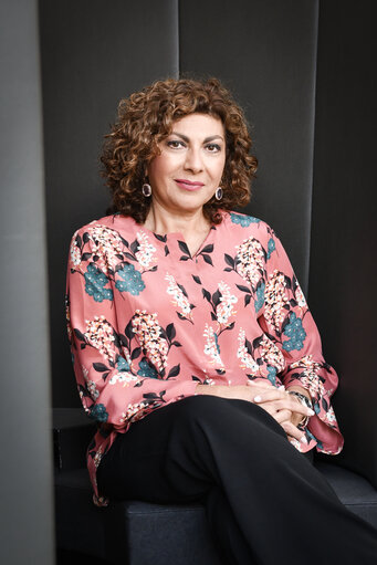 Michela GIUFFRIDA in the European Parliament in Strasbourg