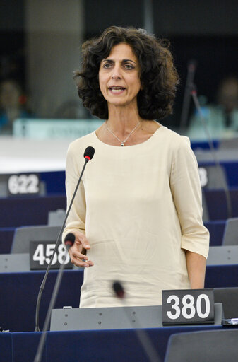 Fotografia 5: Plenary session week 43 2017 in Strasbourg - Economic policies of the euro area