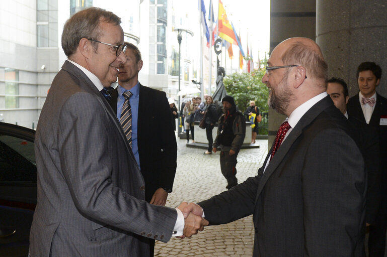 Fotografija 5: Martin SCHULZ - EP President meets with the President of Estonia