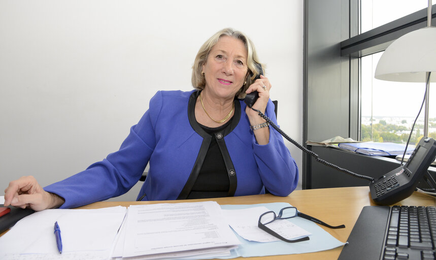 Fotagrafa 19: Joelle MELIN in the European Parliament in Strasbourg