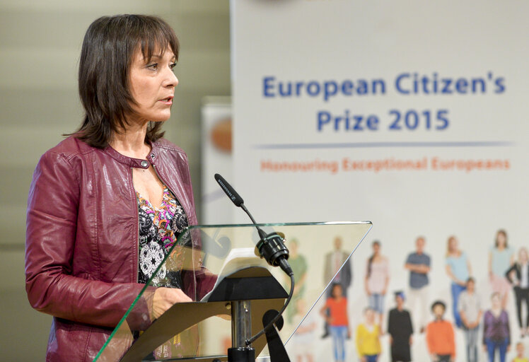 Fotografie 25: European Citizen's Prize 2015 Ceremony